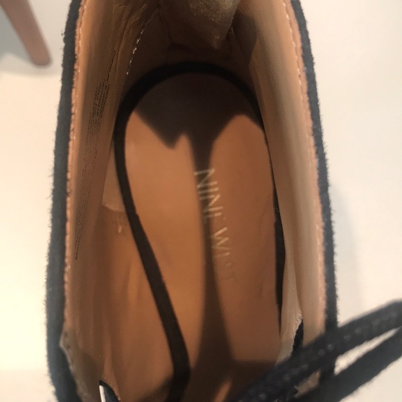 Nine West Black Lace-up Heels - Picture 4 of 5